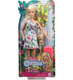 POUPEE BARBIE : CHELSEA BLONDE ANNIVERSAIRE + CHIEN + VALISE + VETEMENT - MATTEL - GRT87