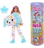 POUPEE BARBIE CUTIE REVEAL DALMATIEN 10 SURPRISES - COSTUME PELUCHE ANIMAL - MATTEL - HRK37