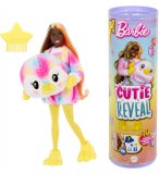 POUPEE BARBIE CUTIE REVEAL PINGOUIN 10 SURPRISES - COSTUME PELUCHE ANIMAL - MATTEL - HRK40