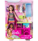 POUPEE BARBIE METIER : ANIMALERIE DE BARBIE AVEC CHIEN ET LAPIN + 3 ACCESSOIRES - POUPEE MANNEQUIN - MATTEL  - MATTEL - HGM62