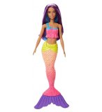 POUPEE BARBIE SIRENE MULTICOLORE ARC EN CIEL - DREAMTOPIA - MATTEL - FJC90