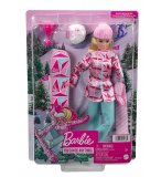 POUPEE BARBIE SNOWBOARDEUSE 30 CM AVEC ACCESSOIRES - SPORT D'HIVER - MATTEL - HCN32