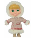 POUPEE MASHA MANTEAU D'HIVERS 21 CM - POUPEE CORPS SOUPLE - MASHA ET MICHKA - SIMBA