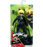 POUPEE MIRACULOUS : CHAT NOIR 26 CM + 2 ACCESSOIRES - POUPEE MANNEQUIN ARTICULEE - ADRIEN - BANDAI - P50002