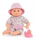 POUPON MON PREMIER BEBE BAIN FILLE CORALIE JARDIN EN FLEURS 30 CM - COROLLE - 100600