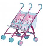 POUSSETTE CANNE DOUBLE TWIN STROLLER POUPONS BABY BORN - ZAPF CREATION