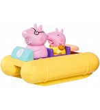 PULL GO LE PEDALO DE PEPPA PIG AVEC PAPA PIG - FIGURINE PEPPA LE COCHON - JOUET DE BAIN - TOMY 