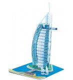 PUZZLE 3D BURJ AL ARAB - DUBAI - 37 PIECES - COLLECTION MONUMENT