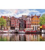 PUZZLE AMSTERDAM MAISONS DANSANTES 1000 PIECES - COLLECTION PAYS-BAS - EDUCA 18458