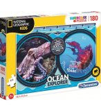 PUZZLE ANIMAUX MARINS POULPE ET MEDUSE - 180 PIECES - COLLECTION NATIONAL GEOGRAPHIC - CLEMENTONI - 29205