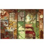 PUZZLE ATELIER GARAGE VINTAGE 1500 PIECES - ARLY JONES, VOITURE, RETRO & NOSTALGIE - EDUCA - 18005