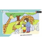 PUZZLE AVEC CADRE : T'CHOUPI AU ZOO 15 PIECES - NATHAN - 86131