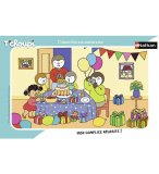 PUZZLE AVEC CADRE : T'CHOUPI FETE SON ANNIVERSAIRE 15 PIECES - NATHAN - 86070