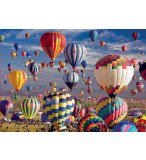 PUZZLE BALLONS DIRIGEABLES / MONTGOLFIERES 1500 PIECES - COLLECTION PAYSAGE - EDUCA - 17977