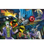 PUZZLE BATMAN ET LE JOKER ET LA BATMOBILE - 104 PIECES - COLLECTION MARVEL - CLEMENTONI - 25708