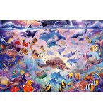 PUZZLE BEAUTE DE L'OCEAN 1000 PIECES - FONDS MARINS, POISSONS, TORTUES - SCHMIDT - 56758