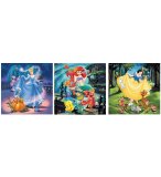 PUZZLE BLANCHE NEIGE - CENDRILLON - ARIEL LA PETITE SIRENE 3 X 49 PIECES - RAVENSBURGER - 093397