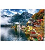 PUZZLE BORD DU LAC D'HALLSTATT, AUTRICHE 1500 PIECES - PAYSAGE, MONTAGNE, ALPES - EDUCA - 19939