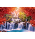 PUZZLE CASCADE EN THAILANDE 2000 PIECES - COLLECTION PAYSAGE ET FORET D'ASIE - EDUCA - 19280