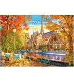 PUZZLE CATHEDRALE NOTRE-DAME DE PARIS EN AUTOMNE 1000 PIECES - COLLECTION EGLISE - EDUCA 19936