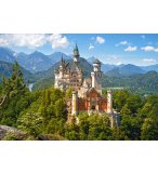 PUZZLE CHATEAU NEUSCHWANSTEIN 500 PIECES - COLLECTION PAYSAGE ET MONTAGNE - CASTORLAND