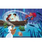 PUZZLE DISNEY ARIEL LA PETITE SIRENE AVEC SON PRINCE PROMENADE ROMANTIQUE 104 PIECES - CLEMENTONI - 27152