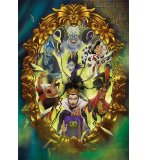 PUZZLE DISNEY LES VILLAINS : MALEFIQUE - URSULA - CRUELLA D'ENFER - JAFAR 1000 PIECES - COLLECTION DISNEY - CLEMENTONI - 39718