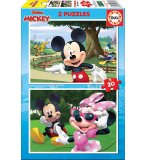 PUZZLE DISNEY : MICKEY ET MINNIE AU PARC 2 X 20 PIECES - EDUCA - 18884