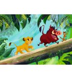 PUZZLE DISNEY - ROI LION : SIMBA PUMBAA TIMON DANS LA JUNGLE 60 PIECES - CLEMENTONI - 27002