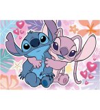 PUZZLE DISNEY STITCH : STITCH ET ANGEL LOVE 300 PIECES - DESSIN ANIME - EDUCA 19964