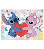 PUZZLE DISNEY STITCH : STITCH ET ANGEL LOVE 500 PIECES - DESSIN ANIME - EDUCA - 19911