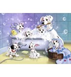 PUZZLE DISNEY - TOUS AU BAIN 101 DALMATIENS 60 PIECES - NATHAN - 86612