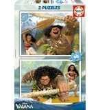 PUZZLE DISNEY VAIANA ET MAUI 2 X 48 PIECES - EDUCA - 16952