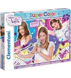 PUZZLE DISNEY VIOLETTA - 104 PIECES - PUZZLE SUPER COLOR - CLEMENTONI - 27878