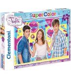 PUZZLE DISNEY VIOLETTA TOMAS & LEON - 104 PIECES - PUZZLE SUPER COLOR - CLEMENTONI - 27891