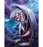 PUZZLE DRAGON MAGE 1000 PIECES - ANNE STOKES - COLLECTION LOUP - CLEMENTONI - 39525