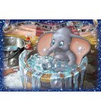 PUZZLE DUMBO L'ELEPHANT PREND SON BAIN ET SOURIS TIMOTHEE 1000 PIECES - COLLECTION DISNEY - RAVENSBURGER 196760