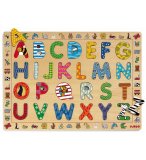 PUZZLE EDUCATIF EN BOIS ABC - ABECEDAIRE, LETTRES ALPHABET - DJECO - DJ01800