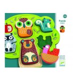 PUZZLE EN FEUTRINE ET BOIS OSKI - 5 PIECES - DJECO - DJ01039