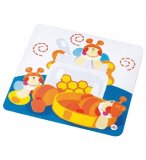 PUZZLE ENFANT EN BOIS DOUBLE FACE ABEILLES 9 PIECES - SEVI - 82074