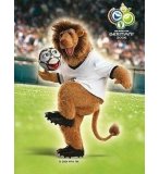 PUZZLE FOOTBALL FIFA WORLD CUP 2006 : LION GOLEO VI 100 PIECES - RAVENSBURGER - 109531