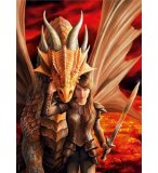 PUZZLE FORCE INTERIEUR 1000 PIECES - ANNE STOKES - COLLECTION DRAGON - CLEMENTONI - 39464