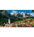 PUZZLE GEANT MASSIF DU SELLA : DOLOMITES 13200 PIECES - COLLECTION PAYSAGE D'ITALIE - CLEMENTONI 38007