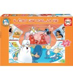 PUZZLE IL ETAIT UNE FOIS ... LA VIE - LE VAISSEAU VOYAGE DANS LE CORPS HUMAIN 200 PIECES - EDUCA - 18650