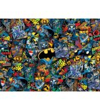 PUZZLE IMPOSSIBLE BATMAN : JOCKER ROBIN BATMOBILE 1000 PIECES - COLLECTION SUPER HEROES DC - CLEMENTONI 39575