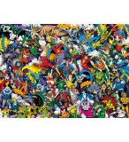 PUZZLE IMPOSSIBLE DC / JUSTICE LEAGUE 1000 PIECES - COLLECTION SUPER HEROES - CLEMENTONI - 39599