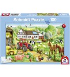 PUZZLE JOYEUSE FERME 100 PIECES - SCHMIDT - 56003