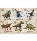 PUZZLE JURASSIC WORLD : LES DINOSAURES - 104 PIECES - COLLECTION ANIMAUX PREHISTORIQUES - DINO - CLEMENTONI - 27179