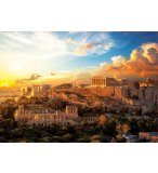 PUZZLE L'ACROPOLE D 'ATHENES 1000 PIECES - COLLECTION MONUMENT DE GRECE - EDUCA 18489