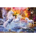 PUZZLE L'UNIVERS DES LICORNES 1500 PIECES - COLLECTION FANTASTIQUE - CLEMENTONI - 31805